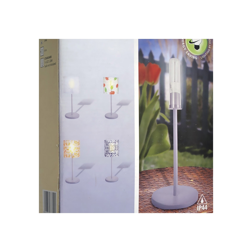 EGLO 88742 - CUBA kültéri lámpa 1xE27/22W ezüst