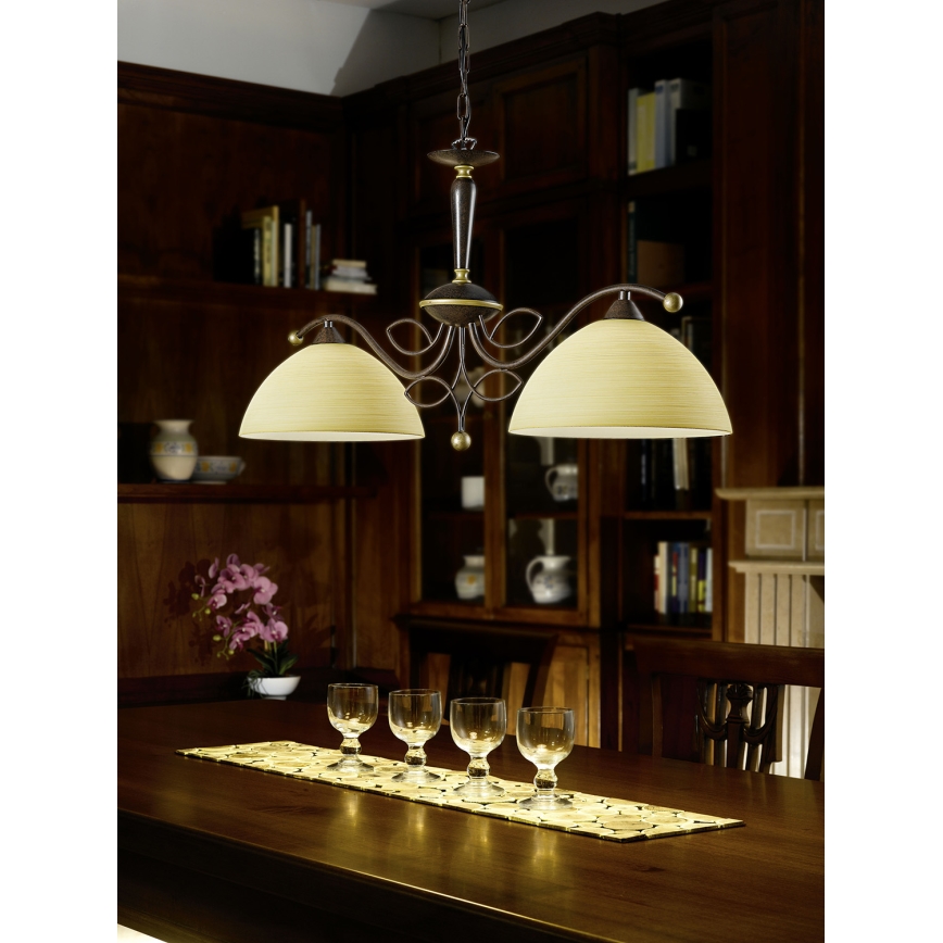 EGLO 89134 - BELUGA függeszték 2xE27/60W