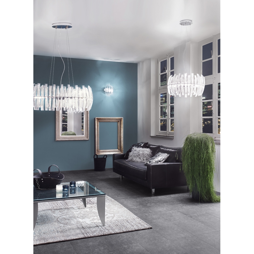 EGLO 89206 - DRIFTER fali lámpa 2xG9/40W kristály