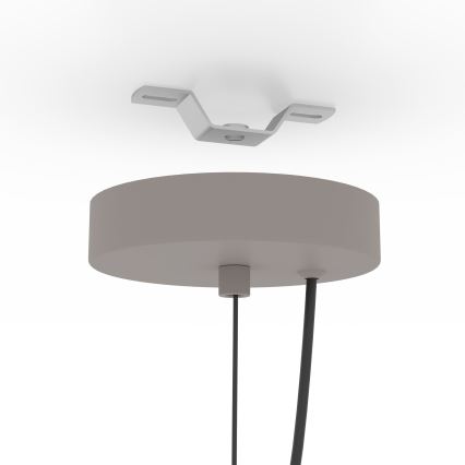 Eglo - Csillár zsinóron 1xE27/40W/230V szürke