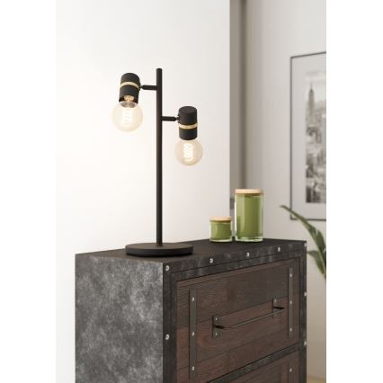 Eglo - Asztali lámpa 2xE27/10W/230V