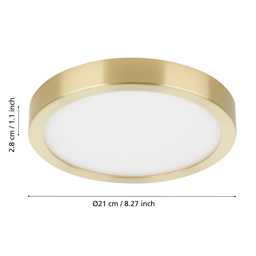 Eglo - LED mennyezeti lámpa LED/17W/230V Ø 21 cm Ø 21 cm