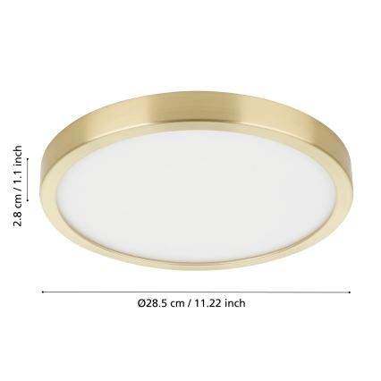 Eglo - LED mennyezeti lámpa LED/20,5W/230V átm. 28,5 cm átm. 28,5 cm