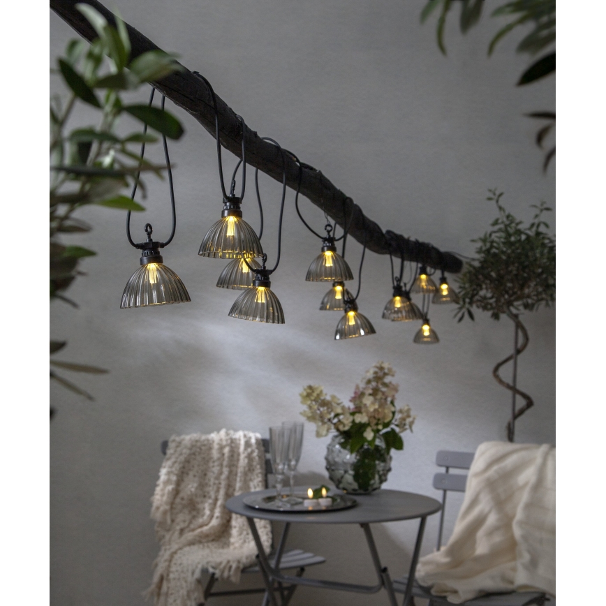 Eglo - LED Kültéri dekoratív lánc 12xLED/0,066W/3,2V IP44