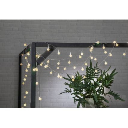 Eglo - LED kültéri dekorációs lánc 50xLED/0,066W/4,5V IP44