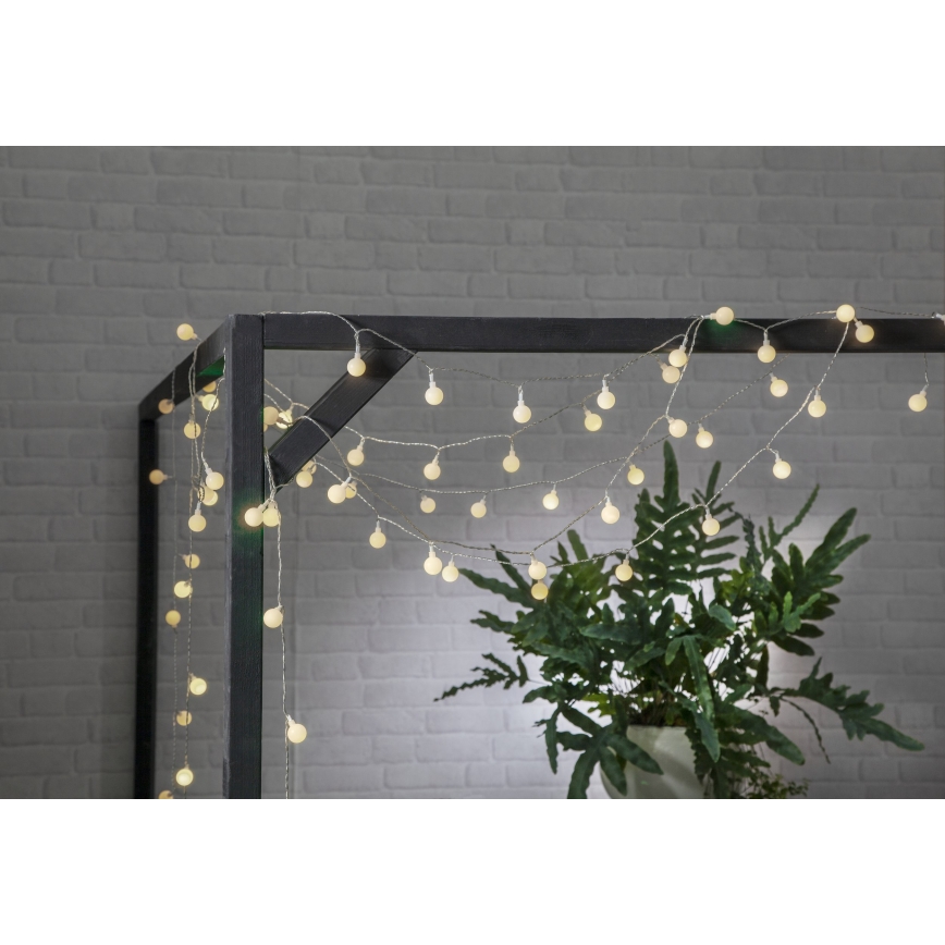 Eglo - LED kültéri dekorációs lánc 50xLED/0,066W/4,5V IP44