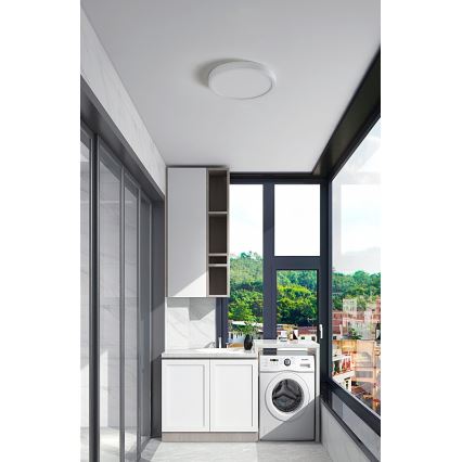 Eglo - LED fürdőszobai mennyezeti lámpa LED/20,5W/230V IP44 fehér