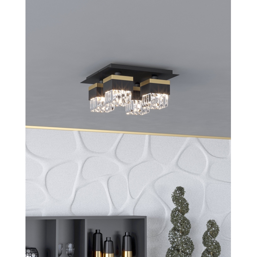 Eglo - Mennyezeti lámpa 4xE14/40W/230V