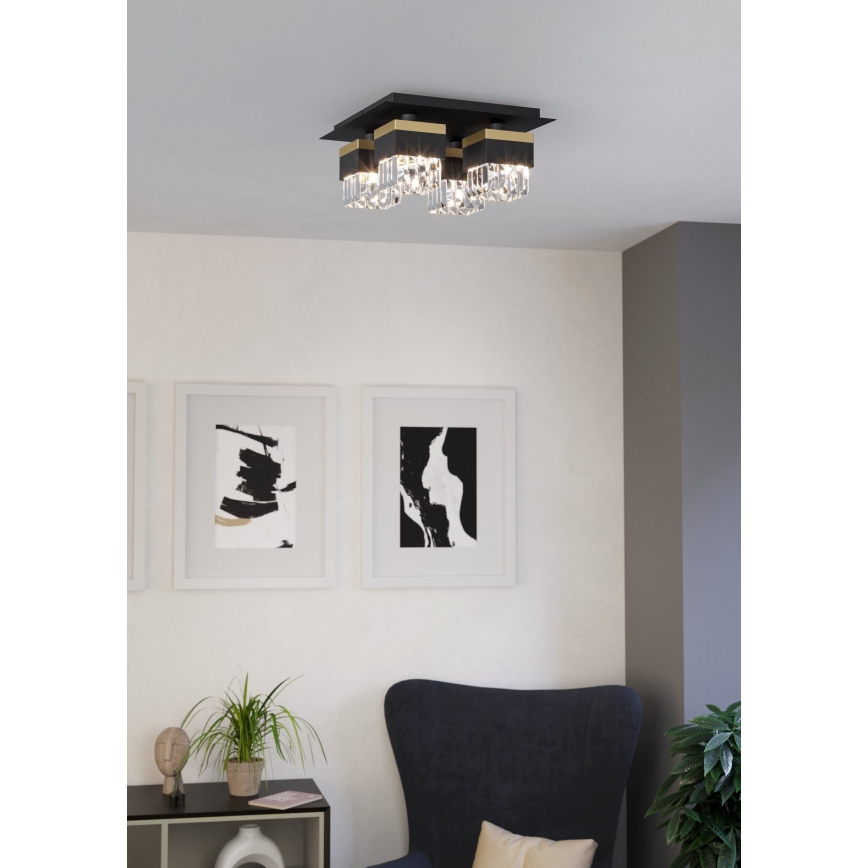 Eglo - Mennyezeti lámpa 4xE14/40W/230V