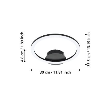 Eglo - LED Dimmelhető mennyezeti lámpa LED/15W/230V