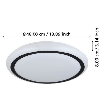 Eglo - LED Mennyezeti lámpa LED/19,5W/230V