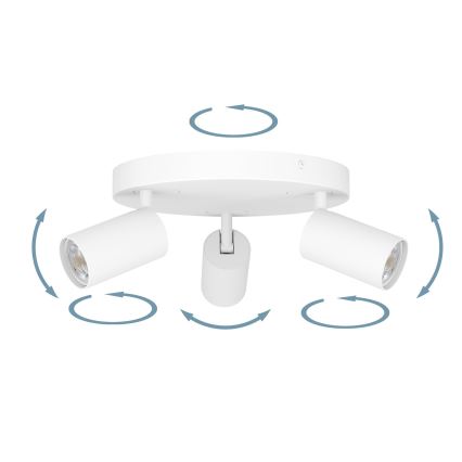 Eglo - LED RGBW Dimmelhető spotlámpa 3xGU10/4,9W/230V fehér