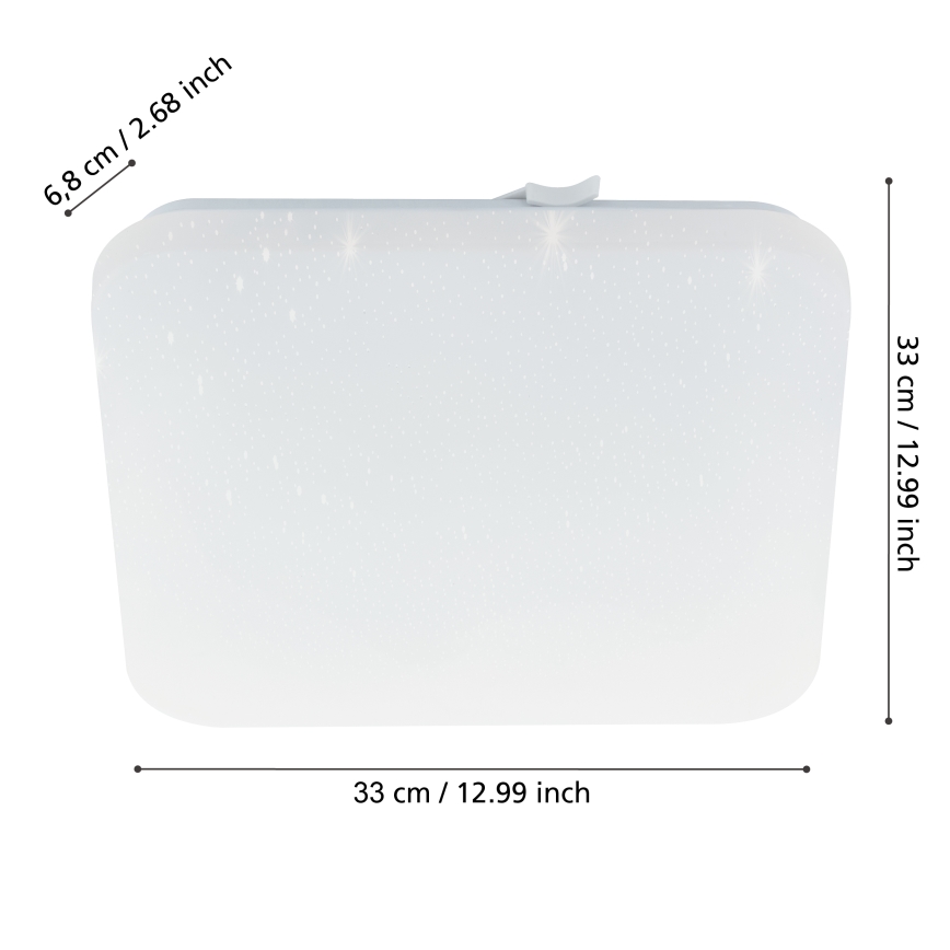 Eglo - LED Fürdőszobai mennyezeti lámpa LED/14,6W/230V IP44