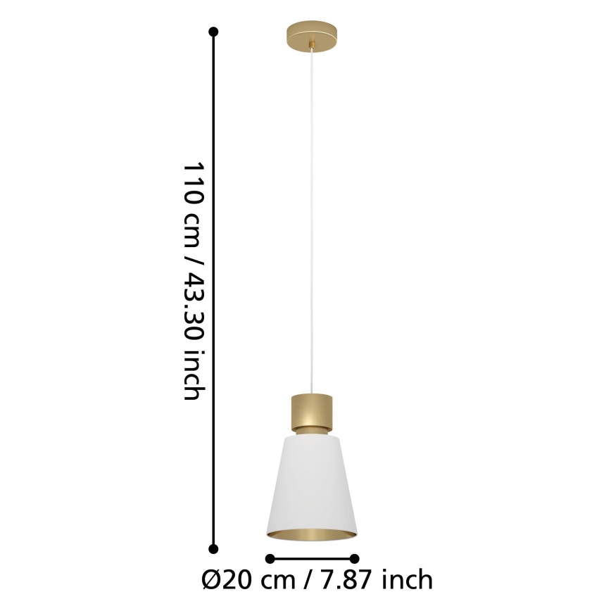 Eglo - Csillár zsinóron 1xE27/40W/230V