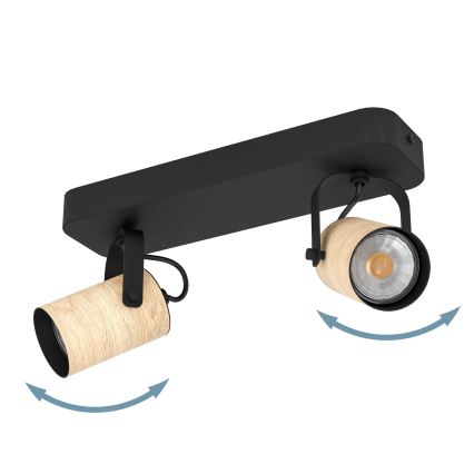 Eglo - LED Spotlámpa 2xGU10/3W/230V