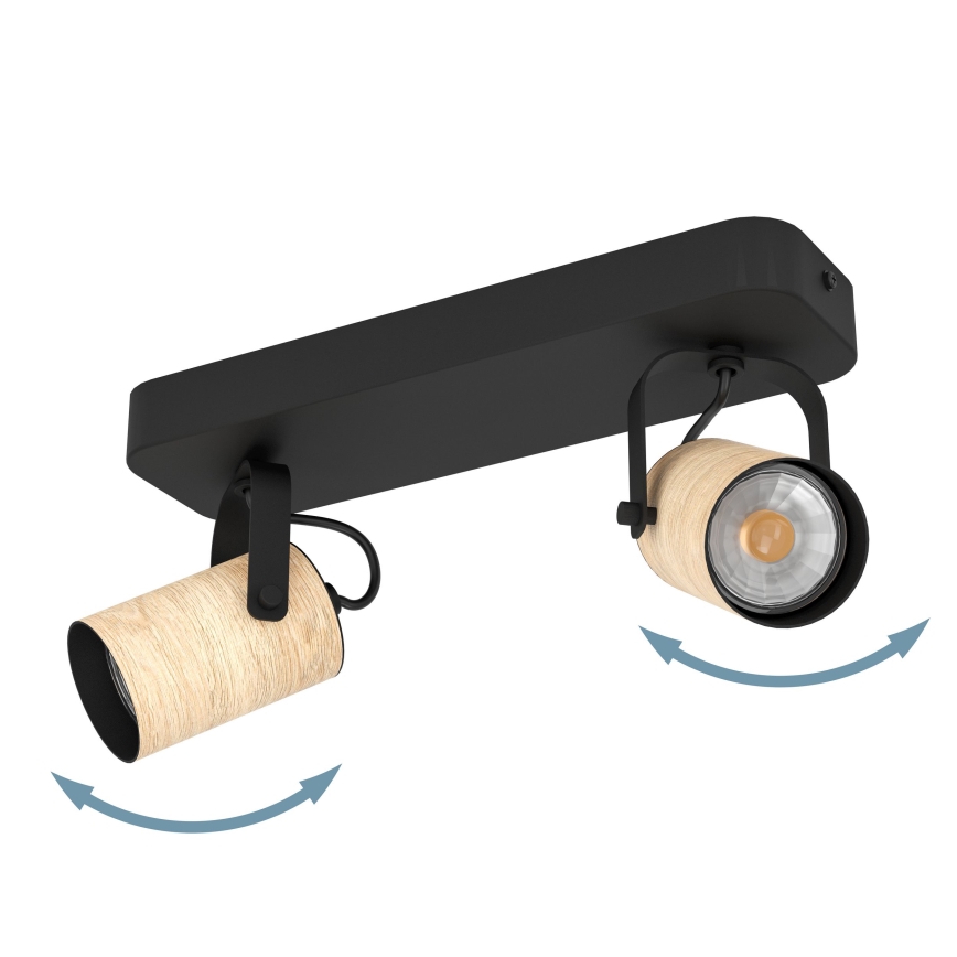 Eglo - LED Spotlámpa 2xGU10/3W/230V