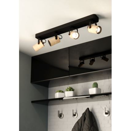 Eglo - LED Spotlámpa 4xGU10/3W/230V