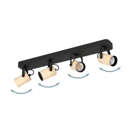 Eglo - LED Spotlámpa 4xGU10/3W/230V
