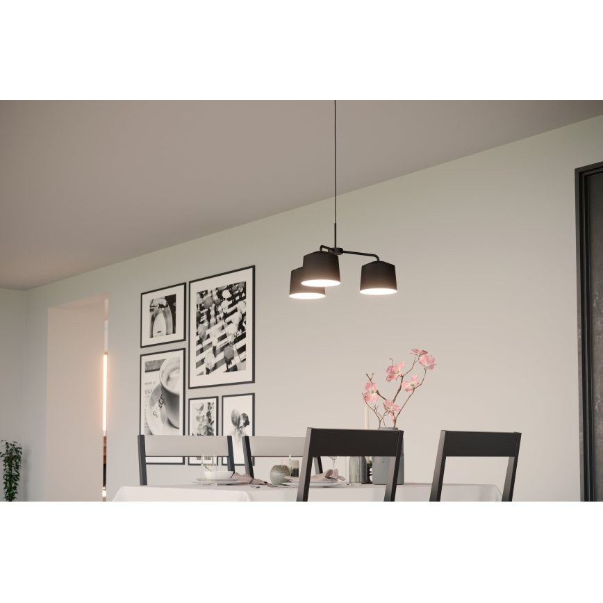 Eglo - Csillár zsinóron 3xE27/40W/230V