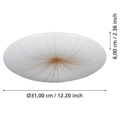 Eglo - LED Mennyezeti lámpa LED/10W/230V