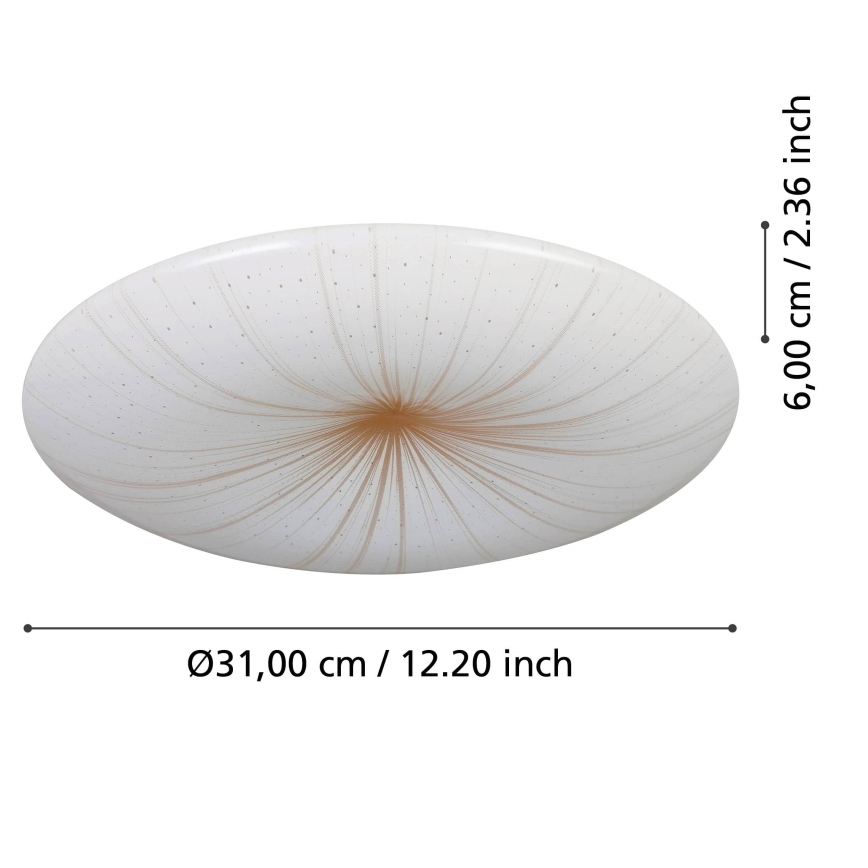 Eglo - LED Mennyezeti lámpa LED/10W/230V