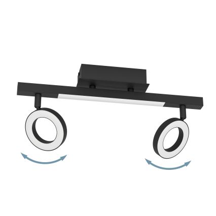 Eglo - LED spotlámpa 2xLED/3,2W/230V + LED/3,3W