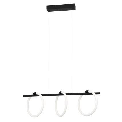 Eglo - LED Csillár zsinóron 3xLED/9W/230V