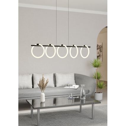 Eglo - LED Csillár zsinóron 5xLED/7W/230V
