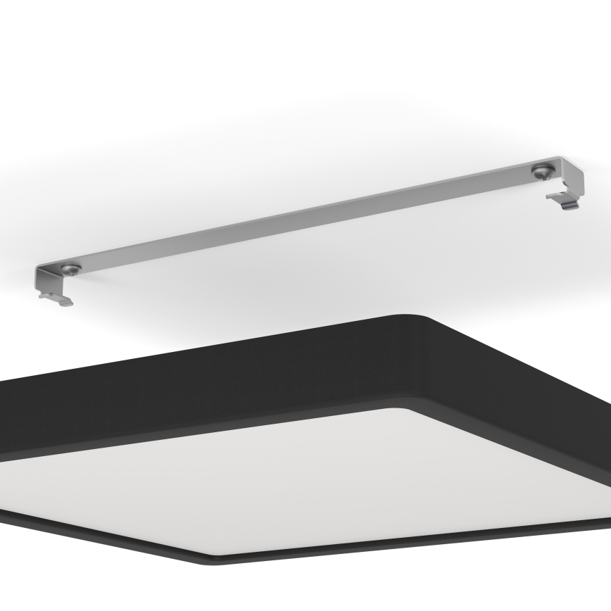 Eglo - Dimmelhető LED mennyezeti lámpa LED/20,5W/230V fekete 28,5x28,5 cm