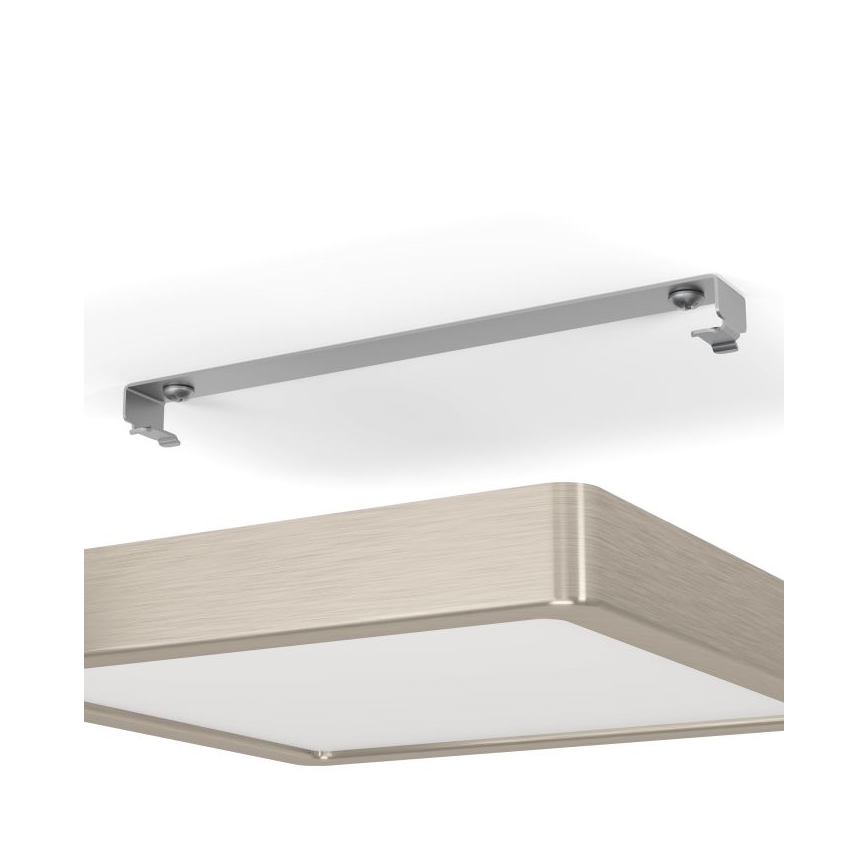 Eglo - LED fényerőszabályozható mennyezeti lámpa LED/17W/230V matt króm 21x21 cm