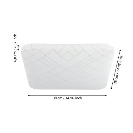 Eglo - LED Mennyezeti lámpa LED/19,5W/230V