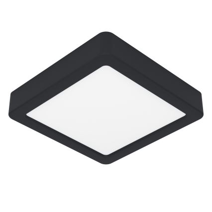 Eglo - LED fürdőszobai mennyezeti lámpatest LED/11W/230V IP44 fekete 16x16 cm