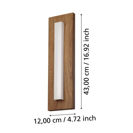 Eglo - LED Kültéri fali lámpa LED/7W/230V IP44