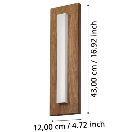Eglo - LED Kültéri fali lámpa LED/7W/230V IP44