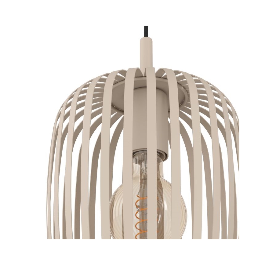 Eglo - Csillár zsinóron 3xE27/40W/230V bézs