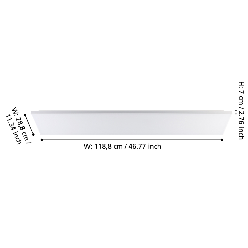 Eglo - LED Mennyezeti lámpa LED/32W/230V