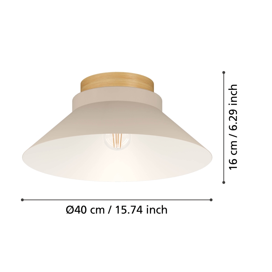 Eglo - Mennyezeti lámpa 1xE27/40W/230V