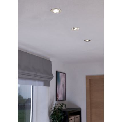 Eglo - KÉSZLET 3xLED Dimmelhető lámpa 3xLED/6W/230V matt króm
