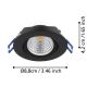 Eglo - KÉSZLET 3x LED Dimmelhető beépíthető lámpa SALICETO LED/6W/230V