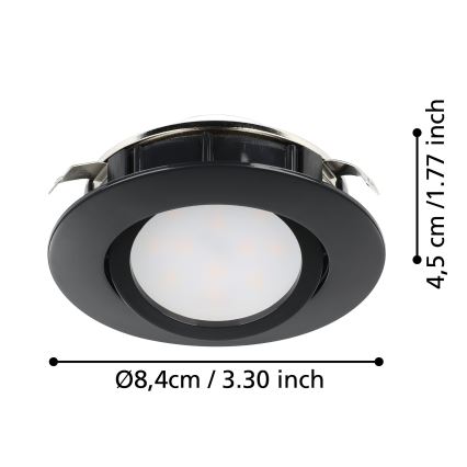 Eglo - LED Dimmelhető beépíthető lámpa LED/5,5W/230V