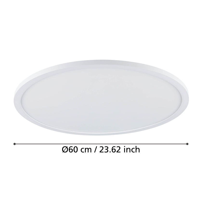 Eglo - LED állítható fényerejű mennyezeti lámpa LED/41W/230V átm. 60 cm fehér