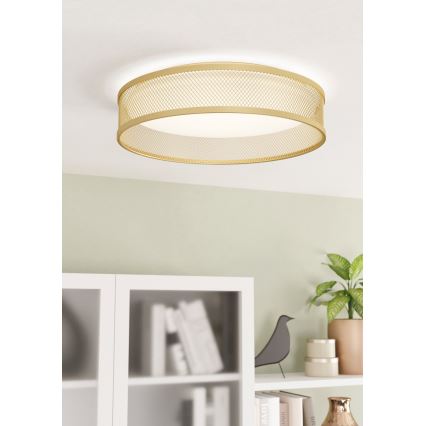 Eglo - LED Mennyezeti lámpa LED/20W/230V arany