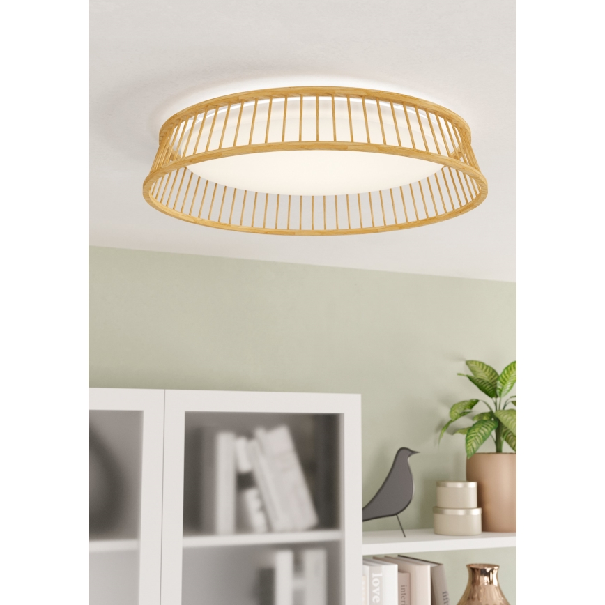 Eglo - LED Mennyezeti lámpa LED/20W/230V barna