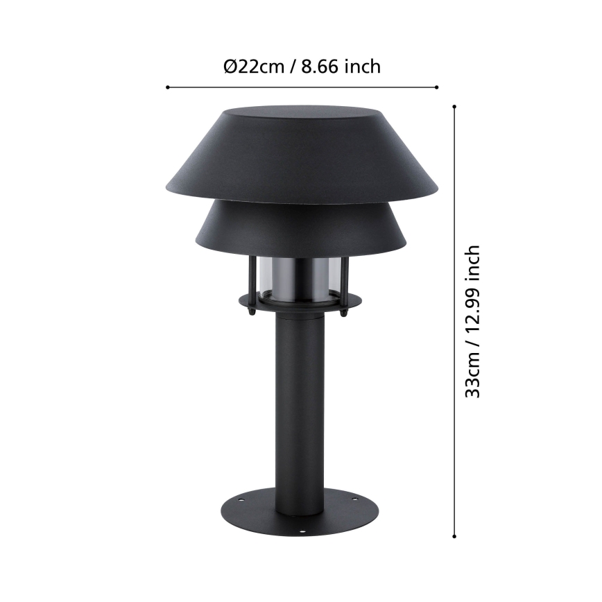 Eglo - Kültéri lámpa 1xE27/40W/230V 33 cm IP65