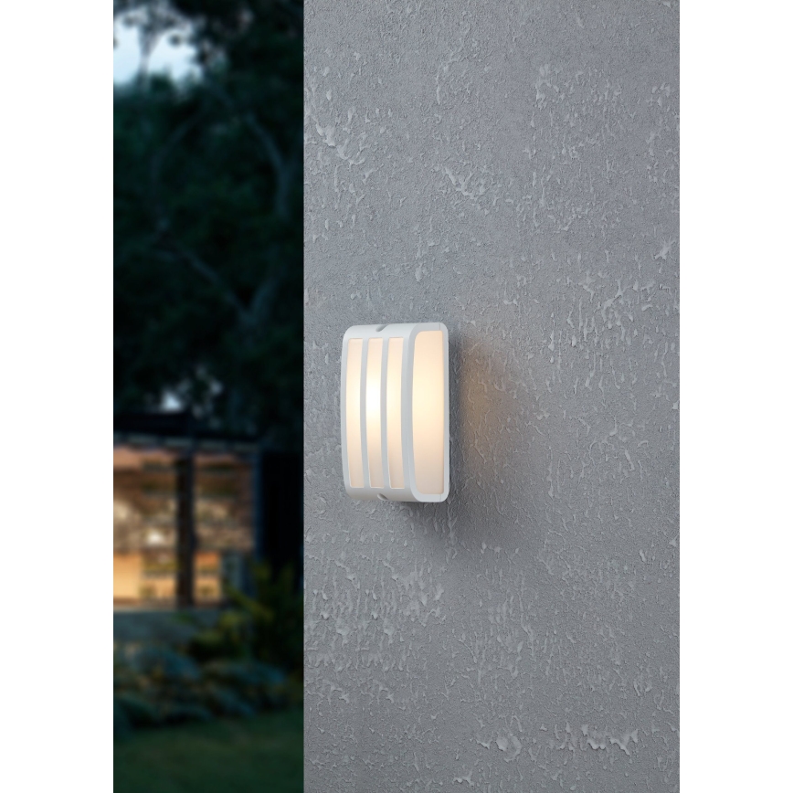 Eglo - Kültéri fali lámpa 1xE27/40W/230V fehér IP54