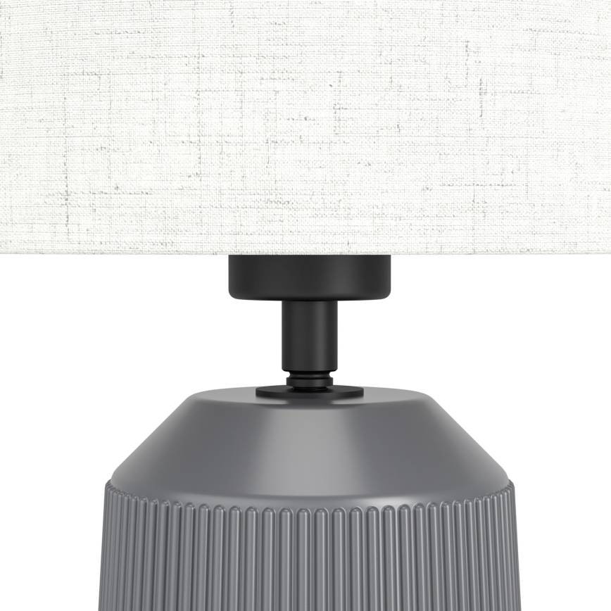 Eglo - Asztali lámpa 1xE27/40W/230V szürke