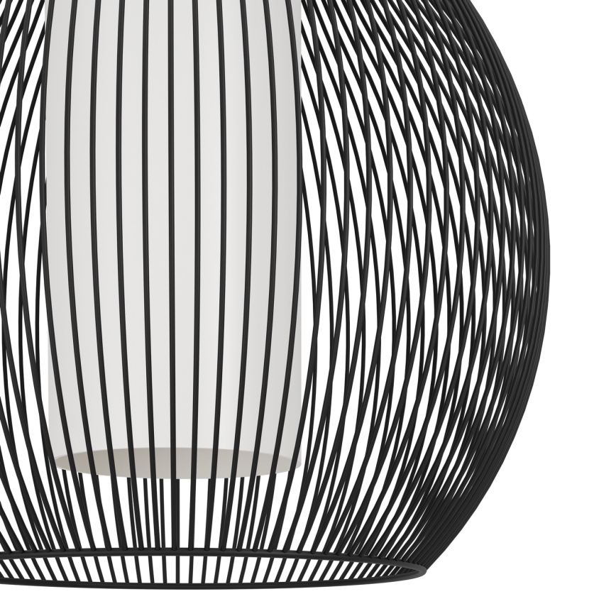 Eglo - Csillár zsinóron 1xE27/40W/230V fekete