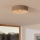 Eglo 900838 - Mennyezeti lámpa DUAIA 1xE27/40W/230V barna