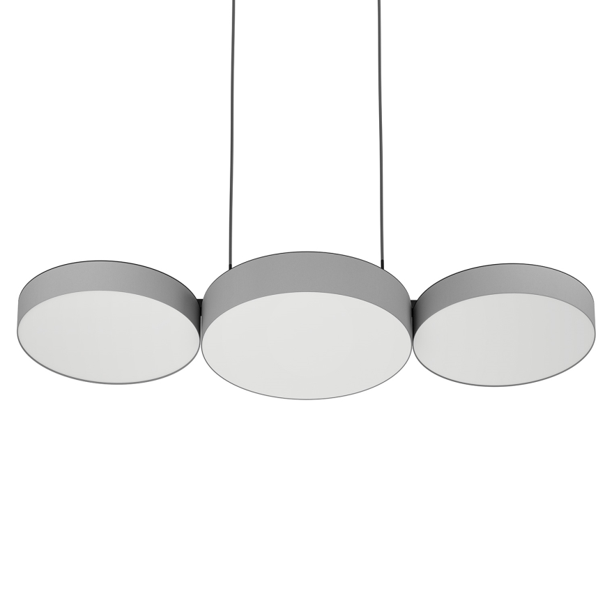 Eglo - LED RGBW Dimmelhető csillár zsinóron 3xLED/7,5W/230V 2700-6500K szürke
