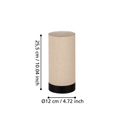 Eglo - Asztali lámpa 1xE27/40W/230V